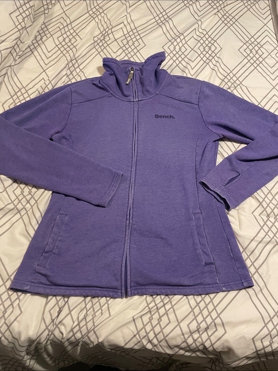 Bench Jackets & Blazers - Bench Women's Purple Full-Zip Lightweight hoody